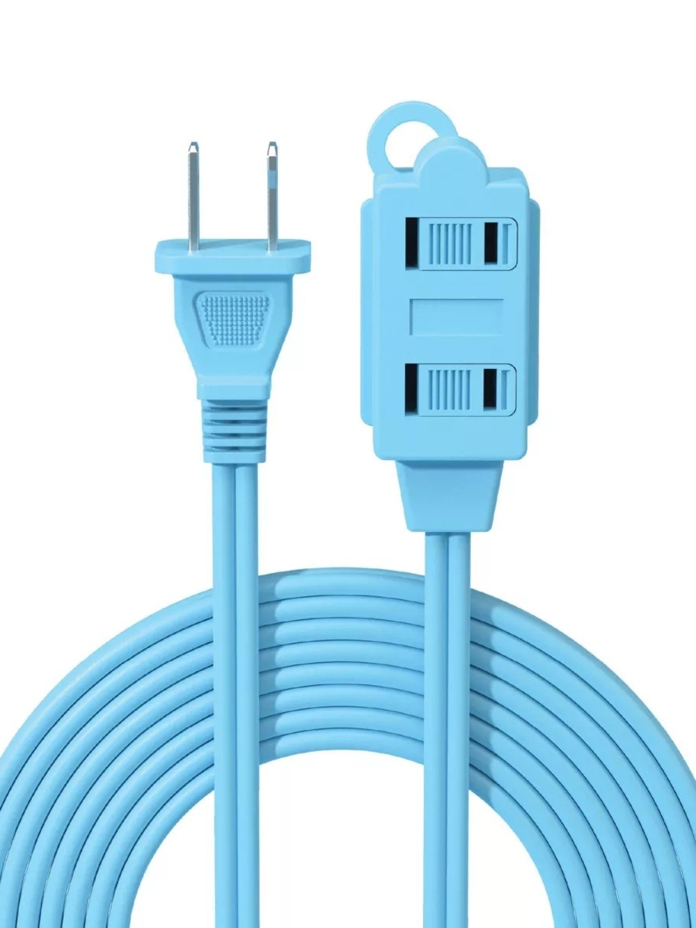 5ft 3 Outlet Extension Cord - Blue